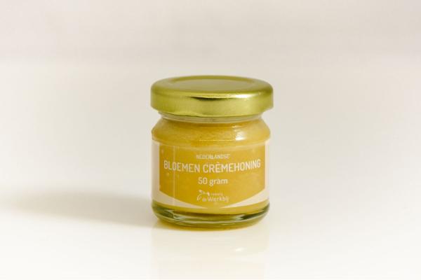 Nederlandse bloemen cremehoning 50gram