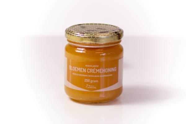Nederlandse bloemen cremehoning 250gram