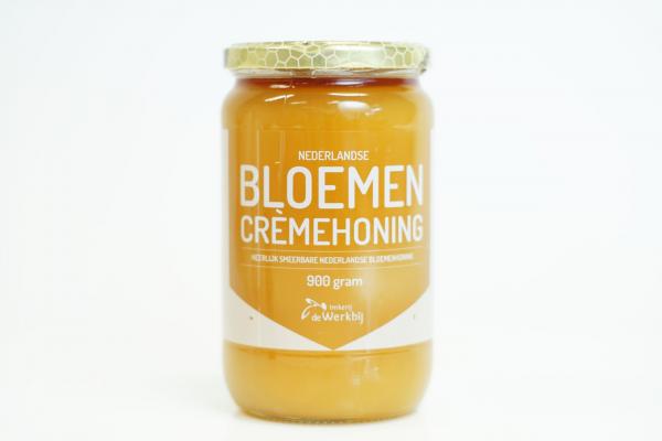 Nederlandse bloemen cremehoning 900gram