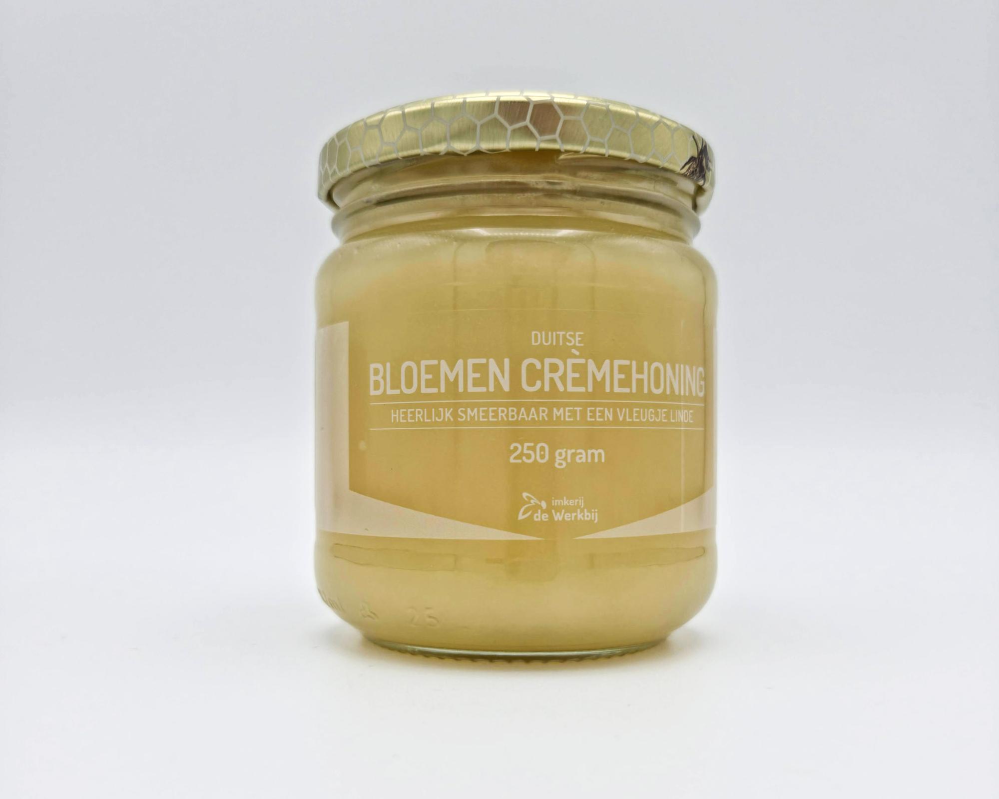 Duitse Bloemencremehoning 250gram