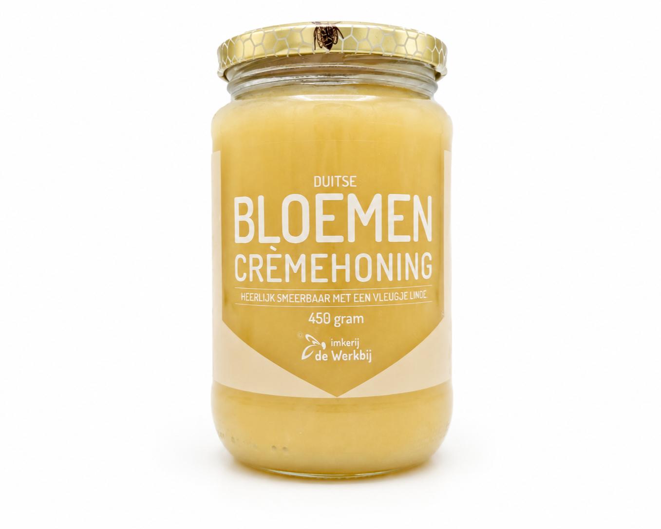 Duitse Bloemencremehoning 450gram