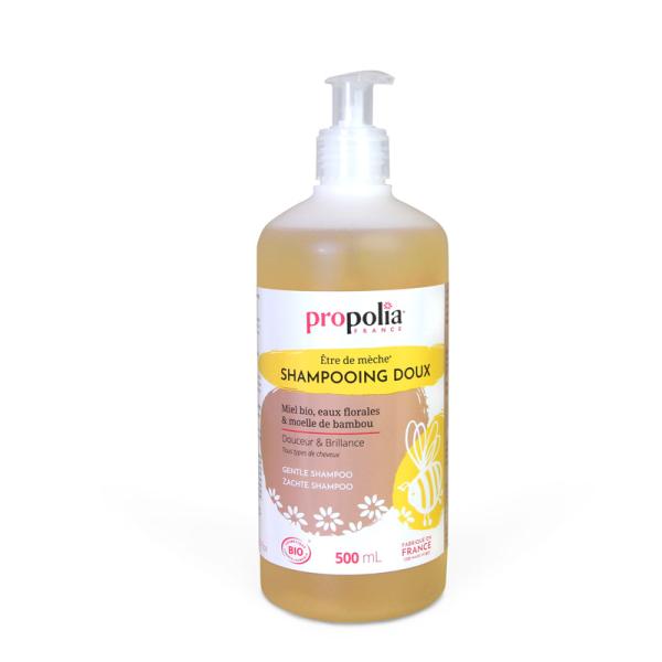 Milde Shampoo Honing Bamboe 500 ml BIO - Propolia (pompfles)