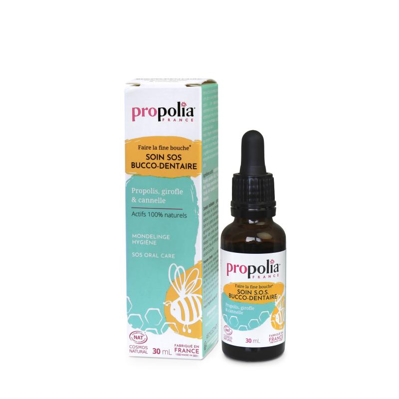 Propolisoplossing met honing en kruiden - SOS mondzorg 30ml - Propolia BIO