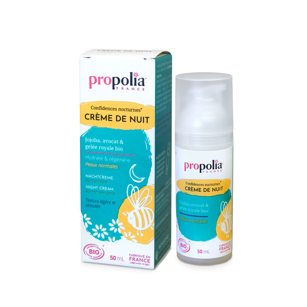 BIO Nachtcreme voor normale huid 50ml - Propolia (vervangen door artikel 21888)