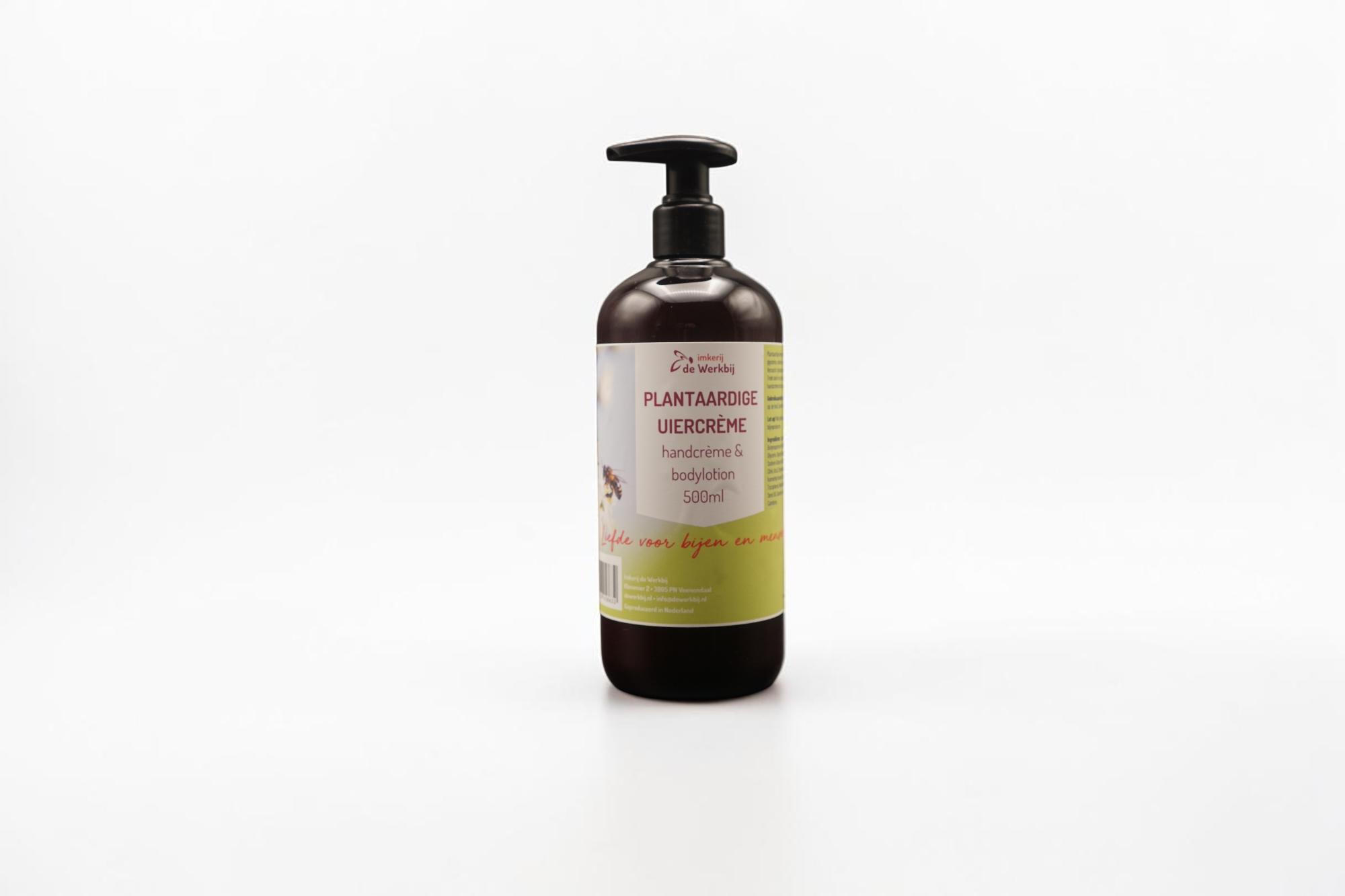 Plantaardige uiercreme met Royal Jelly 500ml