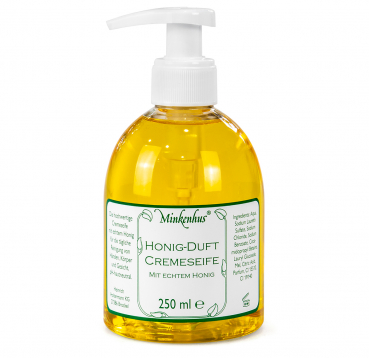Vloeibare honingcremezeep, pompflacon 250ml
