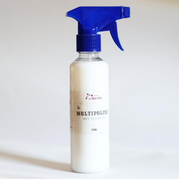 Multipolish, met bijenwas 250ml met spray kop