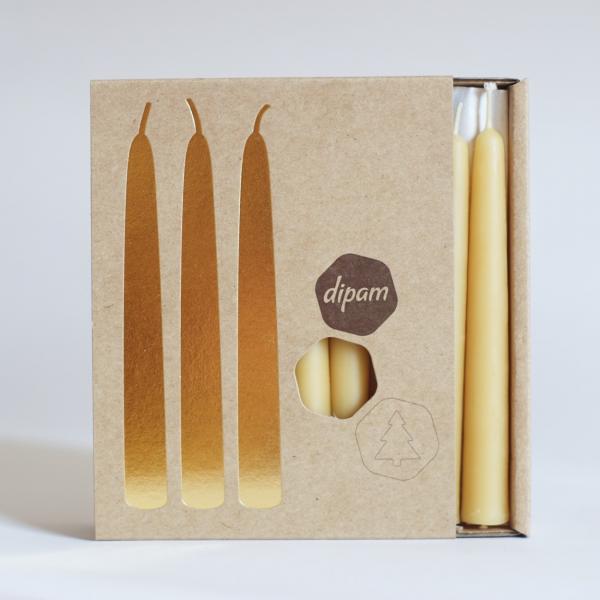 Kerstboomkaarsjes - 20 stuks