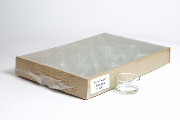 Glas cupjes voor waxinelichtjes - 24 stuks