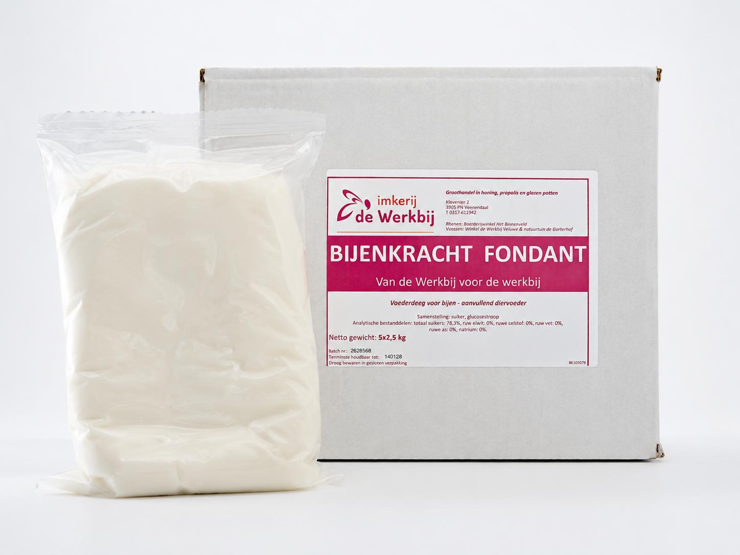 Bijenkracht - Fondant - doos van 12,5kg (5 pakken 2,5kg)