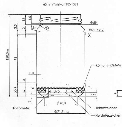 1440 potten in tray -rond- zonder deksel (63mm TO) 375ml (450gram)
