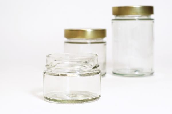 Premium Glazen pot 136ml (160gram) zonder deksel 66mm DTO - 20 stuks