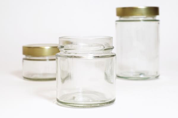 Premium Glazen Pot 212ml (250gram) zonder deksel 66mm DTO - 20 stuks