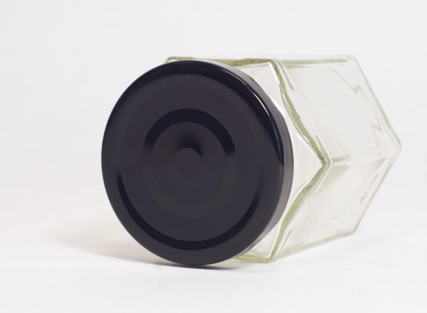 Deksel - 63mm - zwart FLIP TO - 60 stuks (klikt dicht met warme producten)