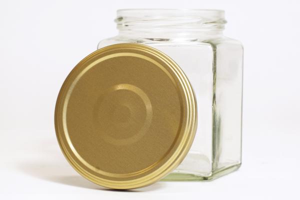 Deksel - 77mm - goud FLIP TO - 50 stuks (klikt dicht met warme producten)