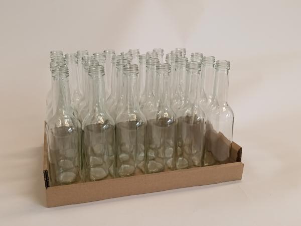 Pallet Gradhalsfles 1160 stuks ingepakt op 40 trays